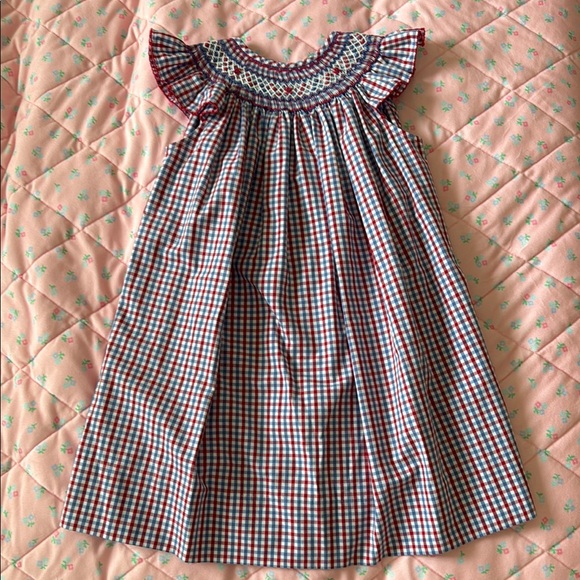 Charming Checkered Kids Dress - Picture 1 of 1